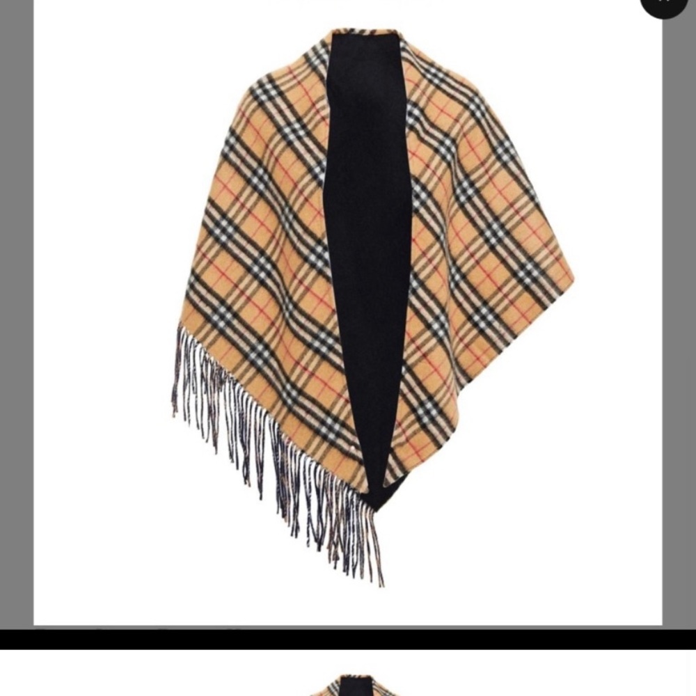 Burberry Cashmere Cape/Poncho